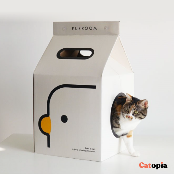 [🚚 พร้อมส่ง] Purrroom กล่องนมลับเล็บแมว ที่ลับเล็บแมว cat scratcher