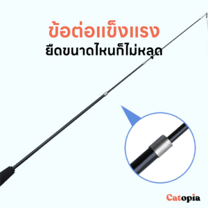 ไม้ตกแมว ไม่ตีหน้าแมว ก้านยาว 1 เมตร เหวี่ยงได้ไกล เหยื่อล่อแมว ของเล่นแมว Selected By Catopia - Image 11