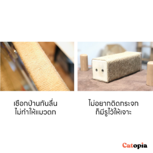 Joycat คอนโดแมวติดกระจก ฝนเล็บแมว ลับเล็บแมว เตียงนอนแมว ของเล่นแมว ที่นอนแมว Selected By Catopia - Image 2