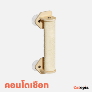 Mewoofun คอนโดแมว ติดกระจก สไตล์มินิมอล แข็งแรงไม่ตก แต่งห้องแมว ลับเล็บแมว Selected By Catopia - Image 5